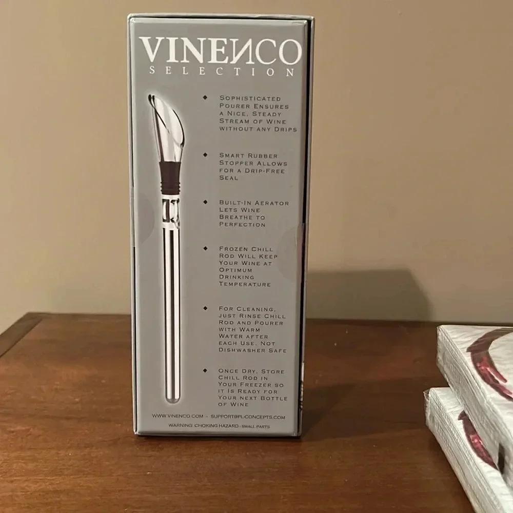 Wine Chiller Gift Set | Wine Chiller | Cocktail Napkins | Gifts | Holiday Gift